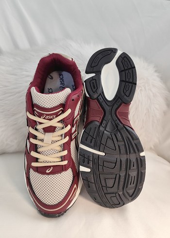 Asics asıcs unisex bordo bej Kadın Spor Ayakkabı