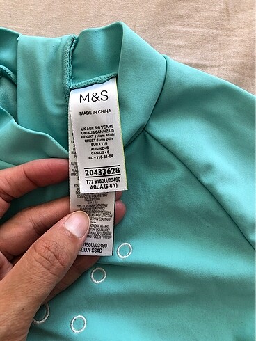 5 Yaş Beden Marks & Spencer