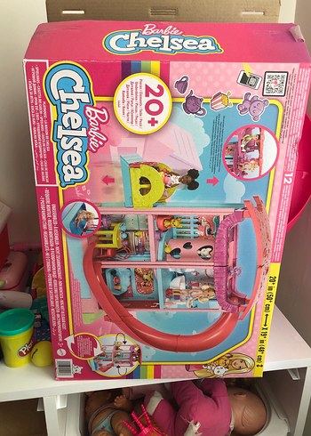 Barbie Chelsea Oyun Evi Pastel Pembe - Görsel 3
