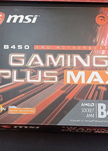 MSI B450 Gaming Plus Max Anakart AM4 Soket