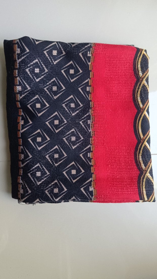 Kahverengi Pileli Bohem Kadın Şal - Görsel 2