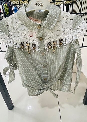 Kız çocuk gömlek - Görsel 4