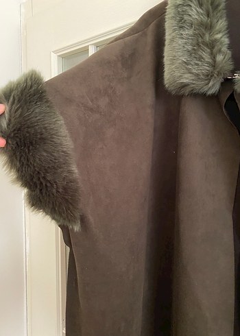 diğer Beden Kadın peluş parka
