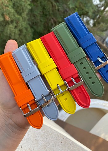 Renkli Minimalist Erkek Saat Kayışları - Görsel 2