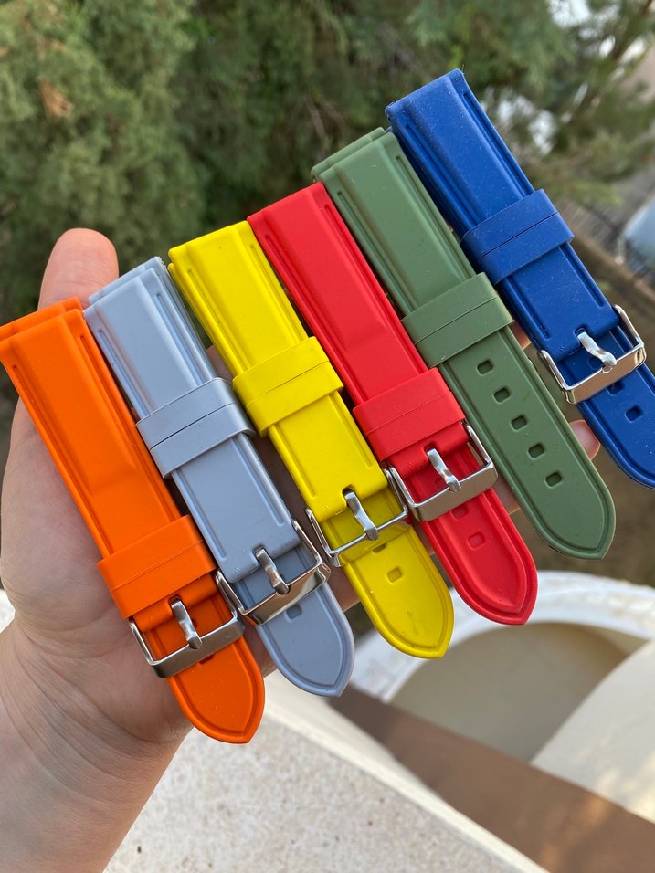 Renkli Minimalist Erkek Saat Kayışları - Görsel 2