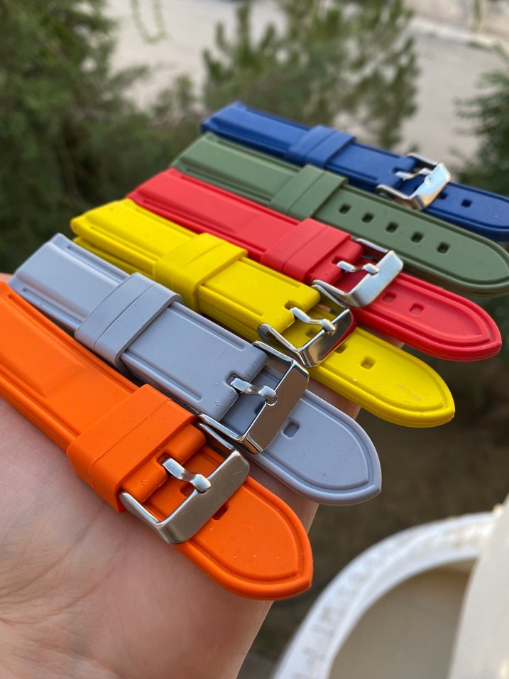 Renkli Minimalist Erkek Saat Kayışları - Görsel 3