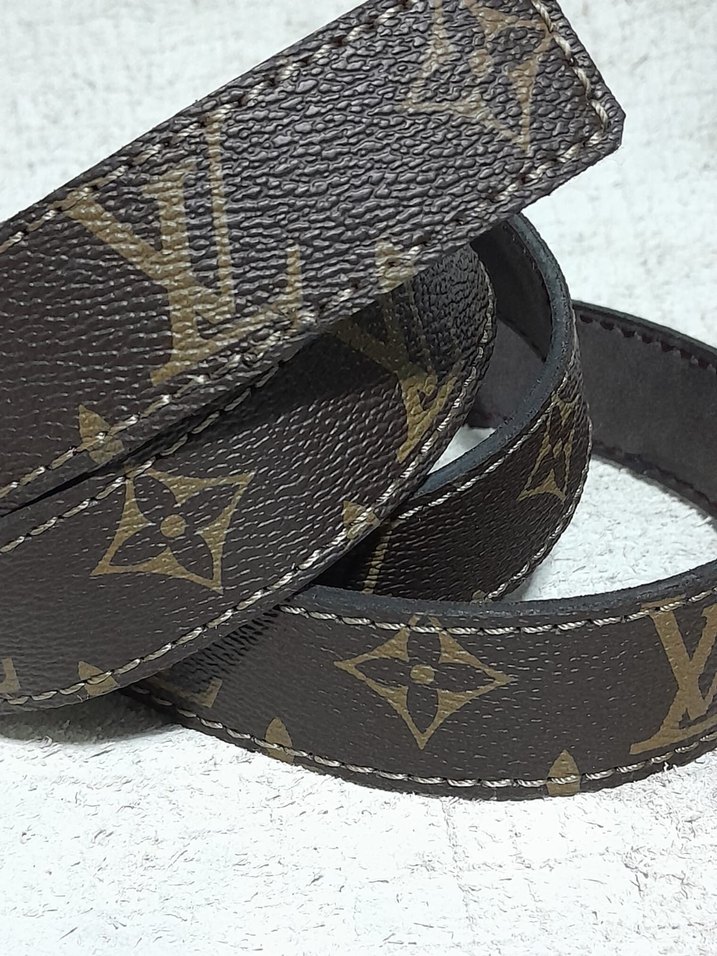 Kahverengi Deri Kadın Kemer Tokalı - Görsel 3