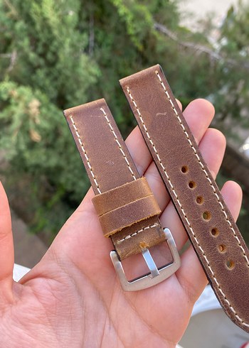 Bej Erkek Saat Kordonu Minimalist Stil - Görsel 2