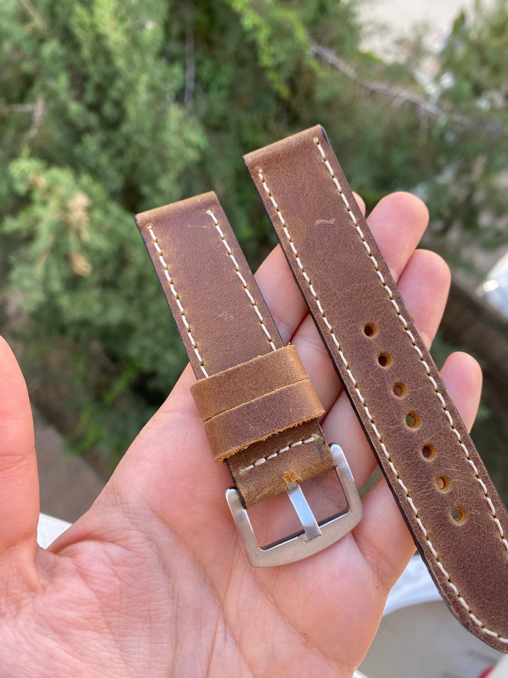 Bej Erkek Saat Kordonu Minimalist Stil - Görsel 2