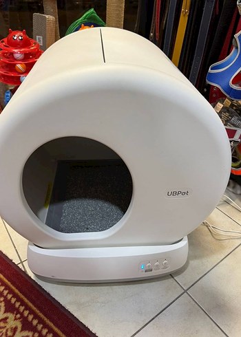 UBPot Beyaz Kedi Tuvalet Kabı