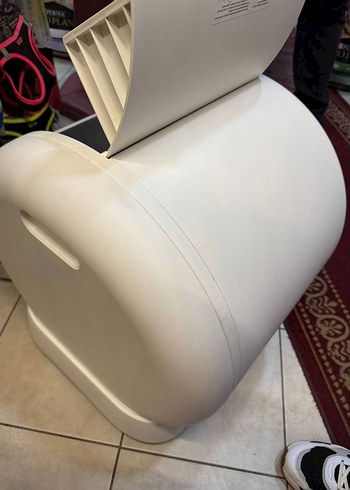 Beden Renk UBPot Beyaz Kedi Tuvalet Kabı