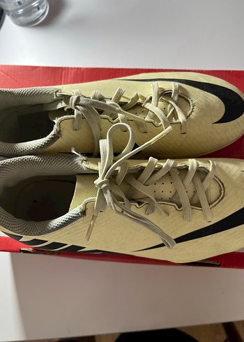 V Velcro Bağcıklı Beyaz Erkek Futbol Ayakkabısı - Görsel 2