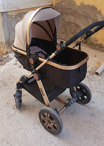 Diğer Beden Koyu Kahverengi Bebek Arabası