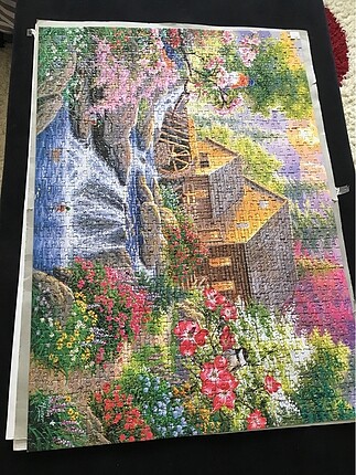 Bir kez yapılmış yapboz 1000 parça