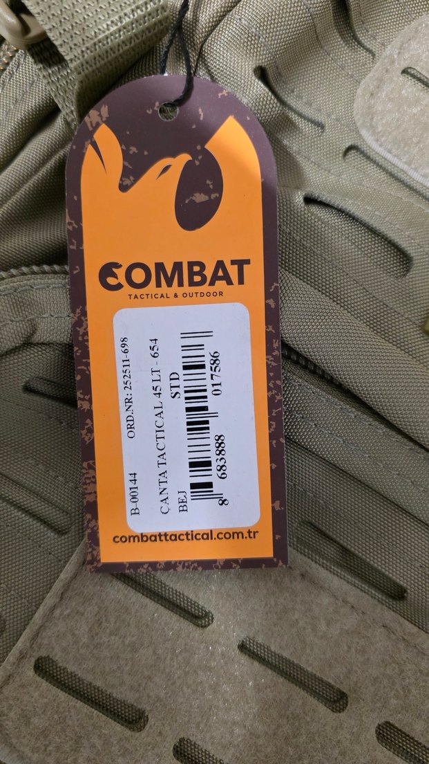 COMBAT ORJINAL JANDARMA A/T SIRT ÇANTASI - Görsel 2