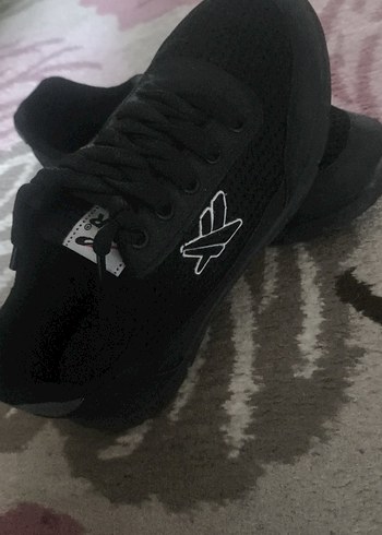 36 Beden Siyah Kadın Stiletto Topuklu Spor Ayakkabı