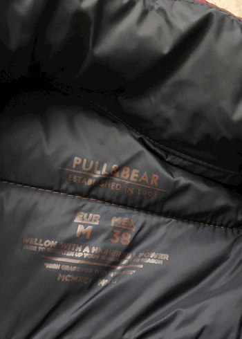 Bordo Fermuarlı Kadın Kışlık Mont - Görsel 2