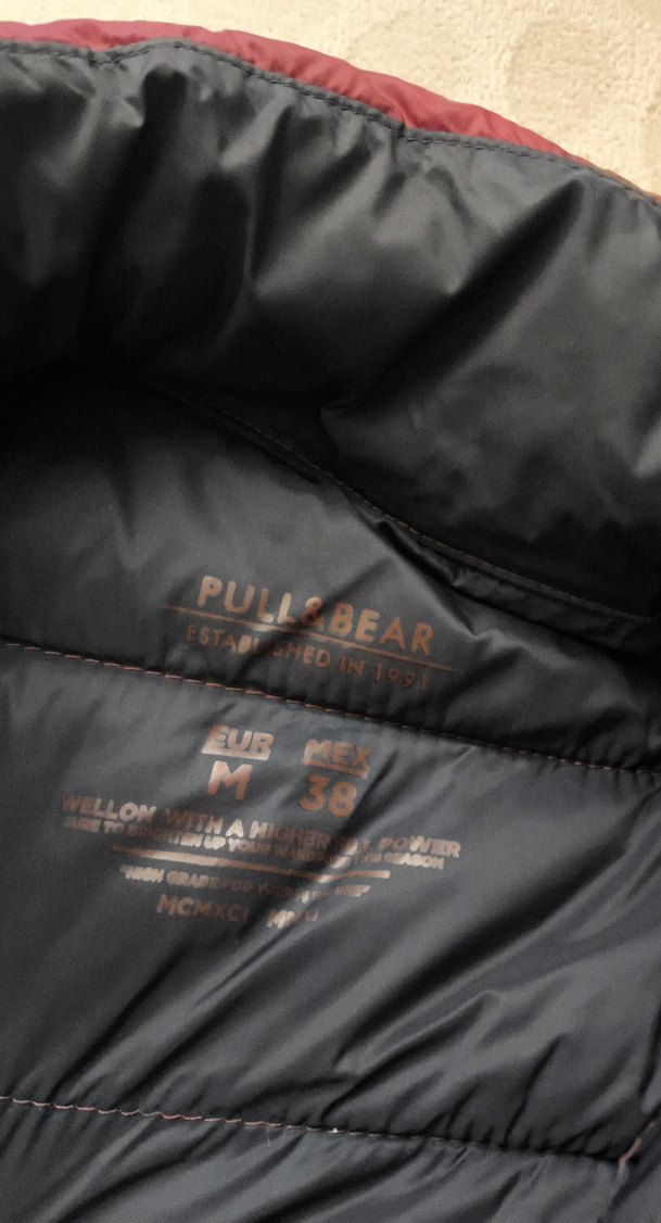 Bordo Fermuarlı Kadın Kışlık Mont - Görsel 2