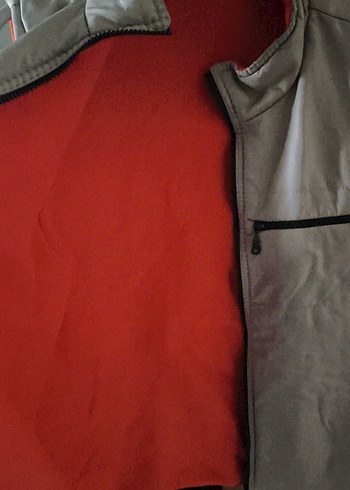 Gri Fermuarlı Kadın Yelek - Görsel 2