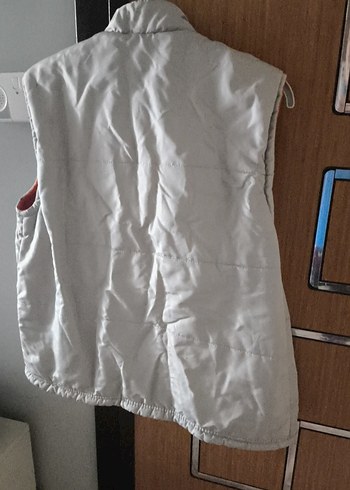 Gri Fermuarlı Kadın Yelek - Görsel 3