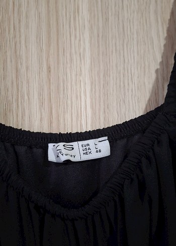 Uzun Kollu Siyah Kat Kat Elbise - Görsel 4