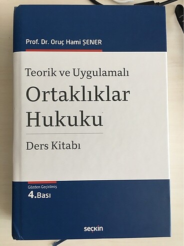 Ortaklıklar Hukuku Oruç Hami Şener