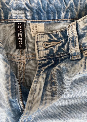 xs Beden mavi Renk H&M Baggy regular jeans