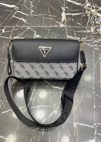 Kahverengi Deri Baskılı Kadın Çanta - Görsel 8