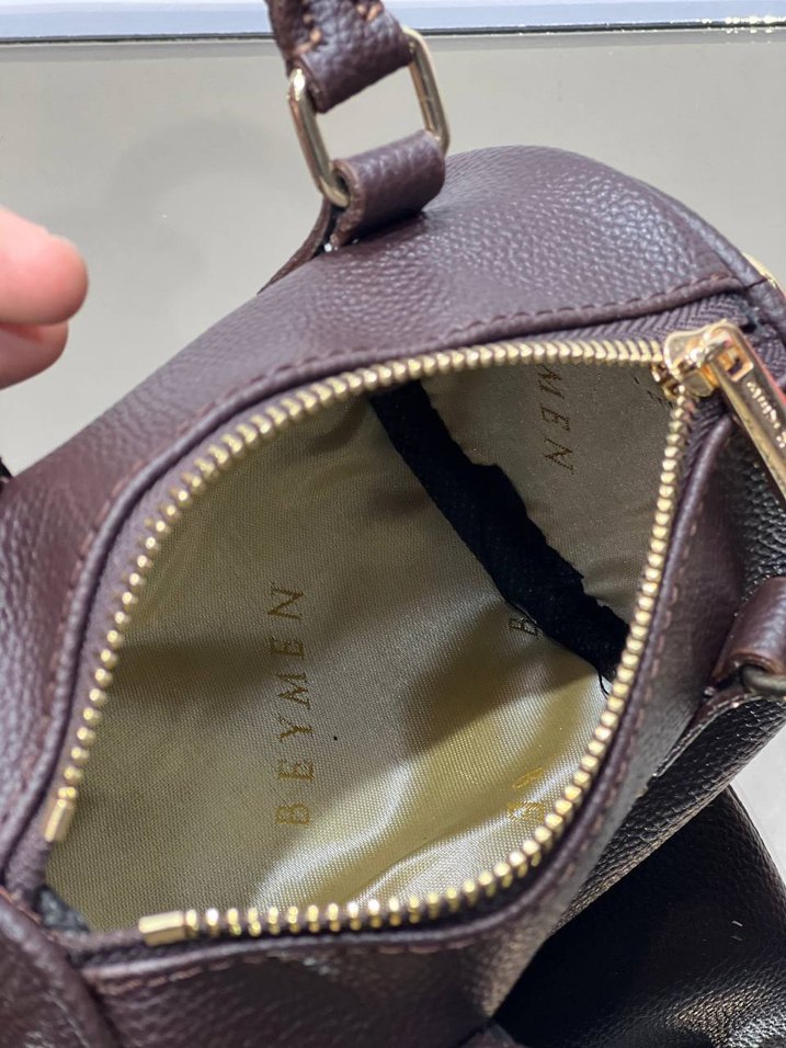 Sokak Stili Siyah Deri Kadın Çanta - Görsel 5