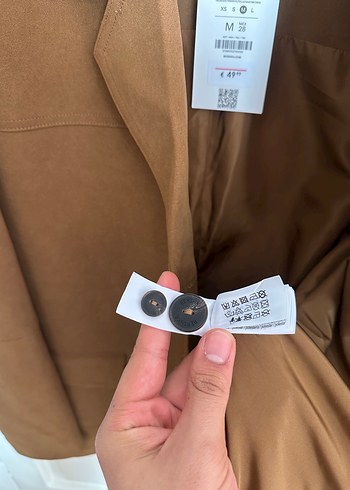 m Beden camel Renk Bej Süet Kadın Ceket