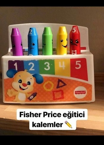 Fisher Price Pastel Renkli Eğitici Kalemler