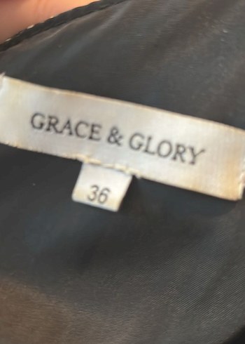 Siyah Dantel Detaylı Midi Elbise - Görsel 4