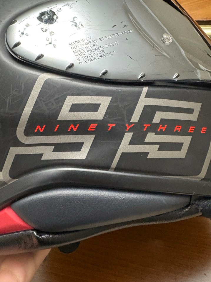 Siyah Parlak SHOEI Biker Kask - Görsel 2