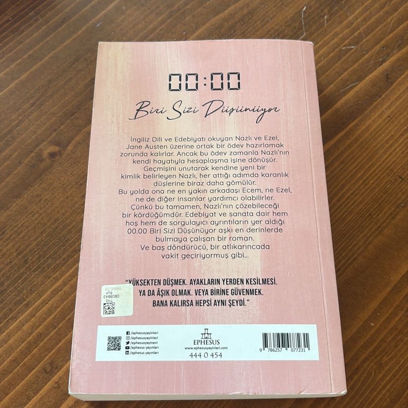 00.00 Biri Sizi Düşünüyor (Kağıt Kapak) - Görsel 2