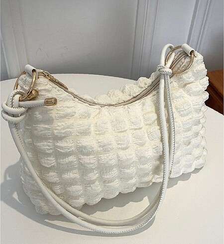 Zara Bubble pleated shoulder bag