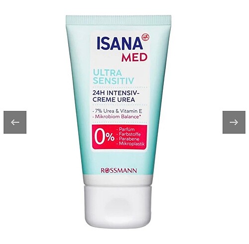 Isana med üre yüz kremi