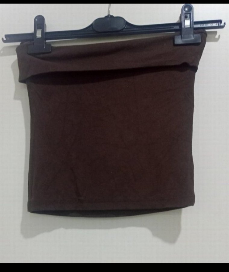 Kadın Kahverengi Straplez Bustiyer - Görsel 2