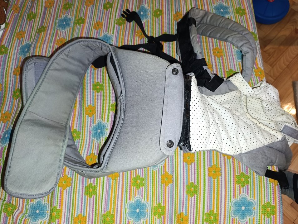 Gri Bebek Taşıyıcı Kanguru - Görsel 2