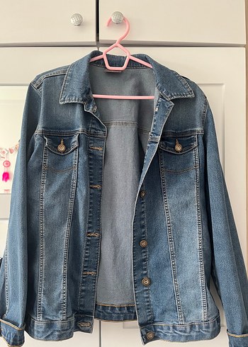 Düğmeli cocuk Denim Ceket, Normal Boy, Mavi