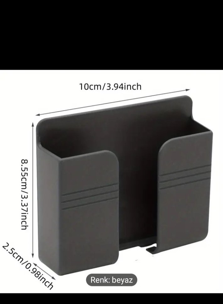 Beyaz Telefon Tutucu Yapışkanlı - Görsel 3