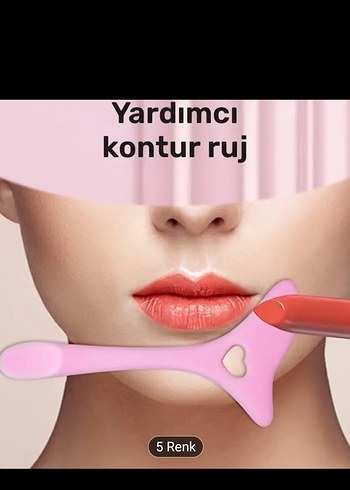 Pembe Pastel Kirpik Fırçası - Görsel 3