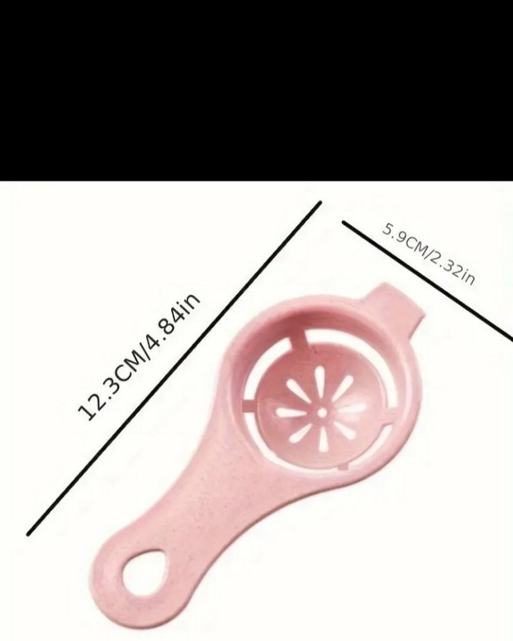 Pembe Pastel Plastik Yumurta Sarısı Ayırıcı - Görsel 3