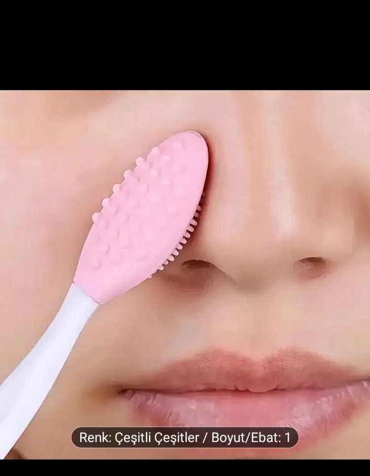 Renkli Yüz Temizleme Fırçaları - 3'lü Set - Görsel 2
