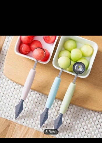 Turkuaz Renkli Plastik Mutfak Aracı - Görsel 2