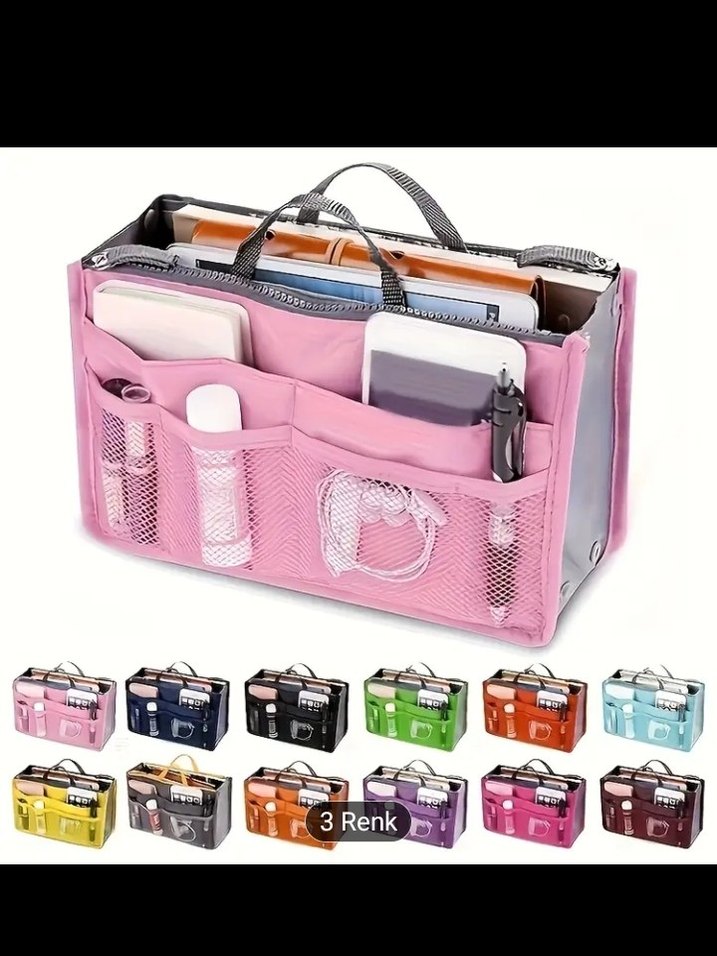 Çok Bölmeli Makyaj & Seyahat Çantası - Görsel 2