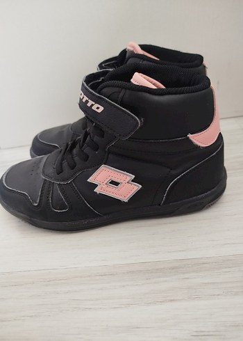 Lotto Pembe Siyah Kız Çocuk High Sneaker - Görsel 5