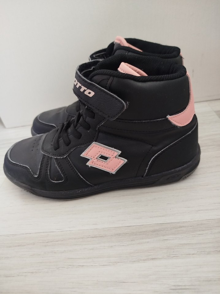 Lotto Pembe Siyah Kız Çocuk High Sneaker - Görsel 5