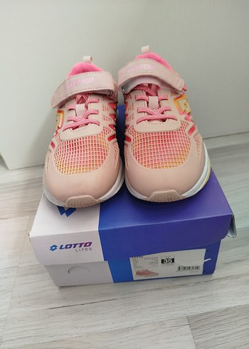 Kız Çocuk Pembe Bağcıklı Spor Ayakkabı - Görsel 5