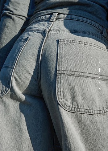 Baggy fit pantolon kesim jean - Görsel 5