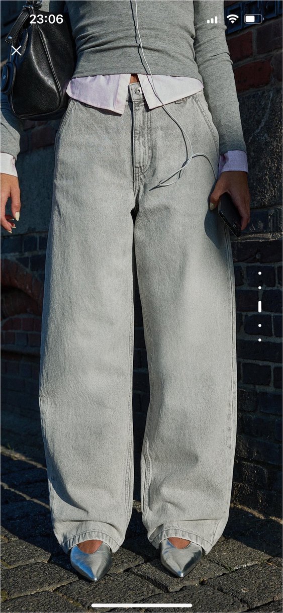 Baggy fit pantolon kesim jean - Görsel 2